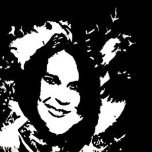 Original Singer Songwriter Martina McBride GG - 8.5” x 11” Black & White Painting