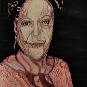 Original Christian Actress Lauren Scott Caldwell 2 GG - 9” x 12” Colored Pencil & Painting