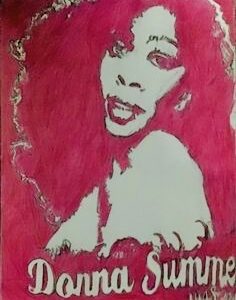 Original Singer Donna Summer 4 GG - 9” x 12” Colored Pencil