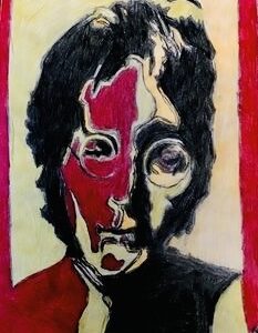 Original Singer Songwriter John Lennon In Autumn GG - 9” x 12” Colored Pencil