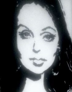 Original Singer Cher GG - 8” x 11” Black & White Painting