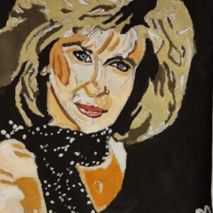 Original Singer Barbara Mandrell GG - 12" x 9" Painting