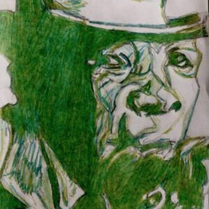 Original Singer Johnny Lee Hooker GG - 8” x 11” Colored Pencil