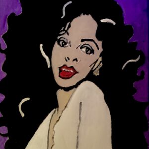 Original Singer Donna Summer In Live Spirit With Deep Purple GG - 11” x 14” Canvas Painting