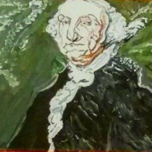 Original Old Time George Washington GG - 16" x 20" Canvas Painting