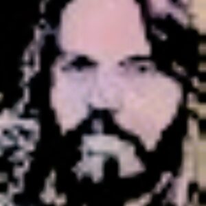 Original Singer Bob Seger In Light Orchid, White, & Black GG - 16" x 20" Canvas Painting