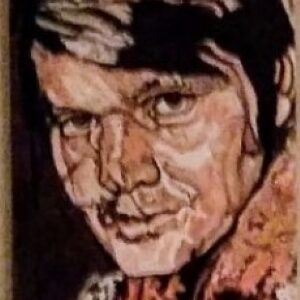 Original Singer Glen Campbell GG - 16" x 20" Canvas Painting