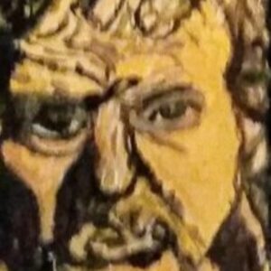 Original Singer Songwriter Gordon Lightfoot Special 3 GG - 4" x 4" Canvas Painting