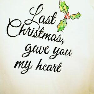 Original Holiday Meaning Of Last Christmas With Bell GG - 8" x 11" Colored Pencil