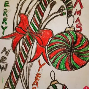 Original Membrane Of Jesus Important Christmas New Year Giving Back Grace With Smiles GG - 9" x 11" Crayon