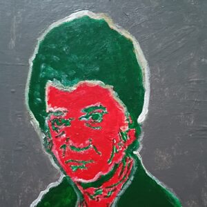 Original Singer Collin Raye In Holiday Special Of Christmas New Year GG - 16" x 20" Canvas Painting