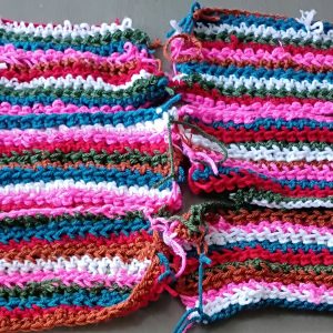 Original Artist GREGORY GG'S Annual Progress COVID FLU & RSV Winter Holiday Christmas New Year Safety Masks 20-26 GG - Medium Sizes