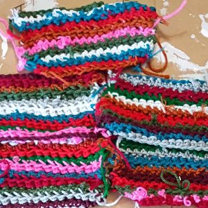 Original Artist GREGORY GG’S Annual Progress COVID FLU & RSV Winter Holiday Christmas New Year Safety Masks 27-31 GG - Medium Sizes